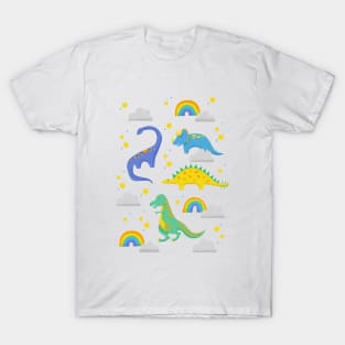 Dinosaurs + Rainbows T-Shirt